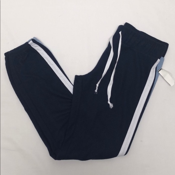 LAST ONE!! - New Women's Navy Blue Jogger Drawstring Sweatpants Size Small - Picture 1 of 10